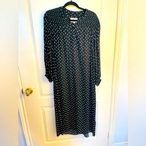 Current / Elliott Black Long Sleeve Maxi Dress Size 0